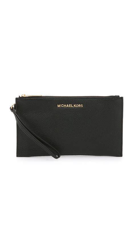 MICHAEL Michael Kors Bedford Large Leather Zip Wristlet